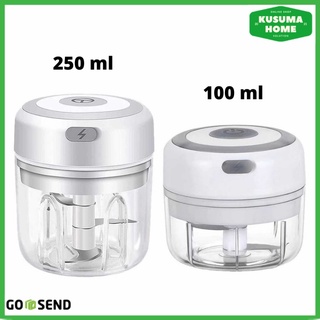 Blender Mini Elektrik Hand Chopper Garlic Pemotong Bawang Bumbu Copper