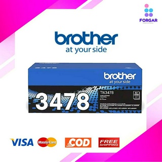 Brother TN-3478 Black ตลับหมึกโทนเนอร์ สีดำ ของแท้