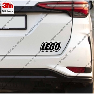 lego สติ๊กเกอร์ 3M ลอกออกไม่มีคราบกาว  Removable 3M sticker, สติ๊กเกอร์ติด รถยนต์ มอเตอร์ไซ