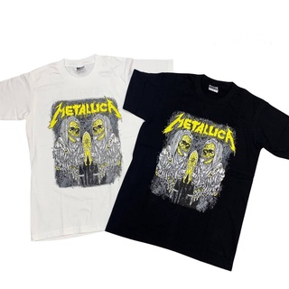 เสื้อยืดใหม่MT054 เสื้อยืดวงร็อค METALLICA เมทัลลิก้า เสื้อวง เสื้อยืดเมทัลลิกา เสื้อวินเทจS-3XL