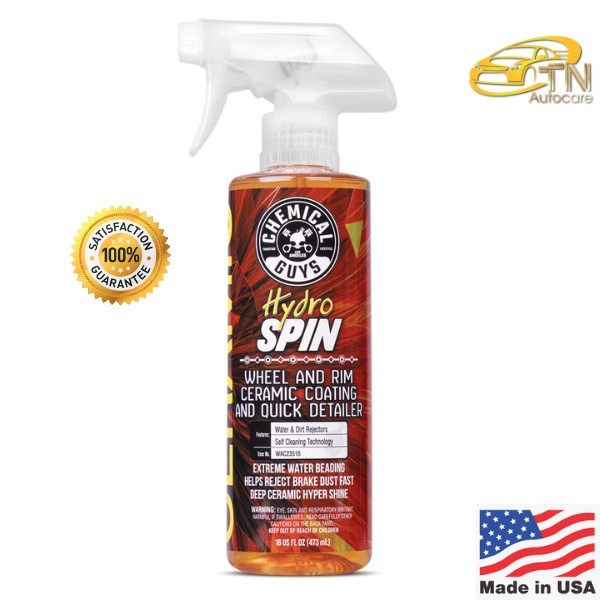 Chemical Guys HYDROSPIN WHEEL & RIM CERAMIC COATING AND QUICK DETAILER (16 oz) (ของแท้)
