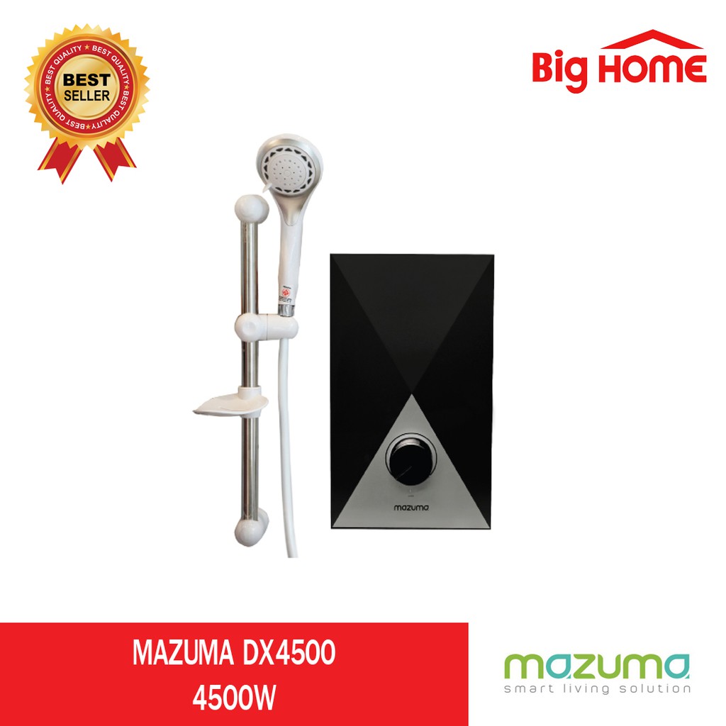 MAZUMA เครื่องทำน้ำอุ่น DX 4500 W สีดำ