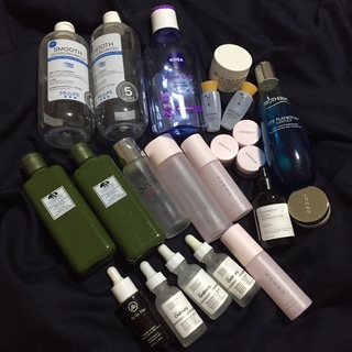 ขวดเปล่าสกินแคร์เคาเตอร์แบรนด์ suqqu, biotherm, ordinary, fresh, sulwhasoo etc.