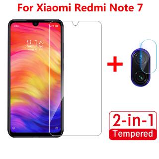 2 in 1 เลนส์กล้อง + กระจกนิรภัยสำหรับ Xiaomi Redmi Note 7 Pro