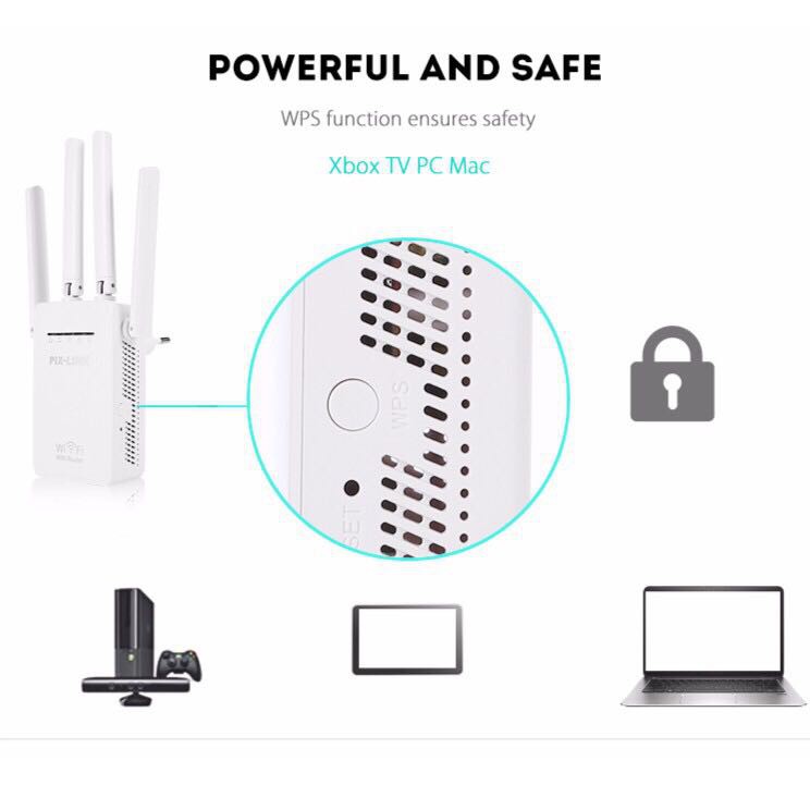 Wifi repeater PIXLINK PIXLINK LV-WR09 300M bps Wireless WiFi Router ...