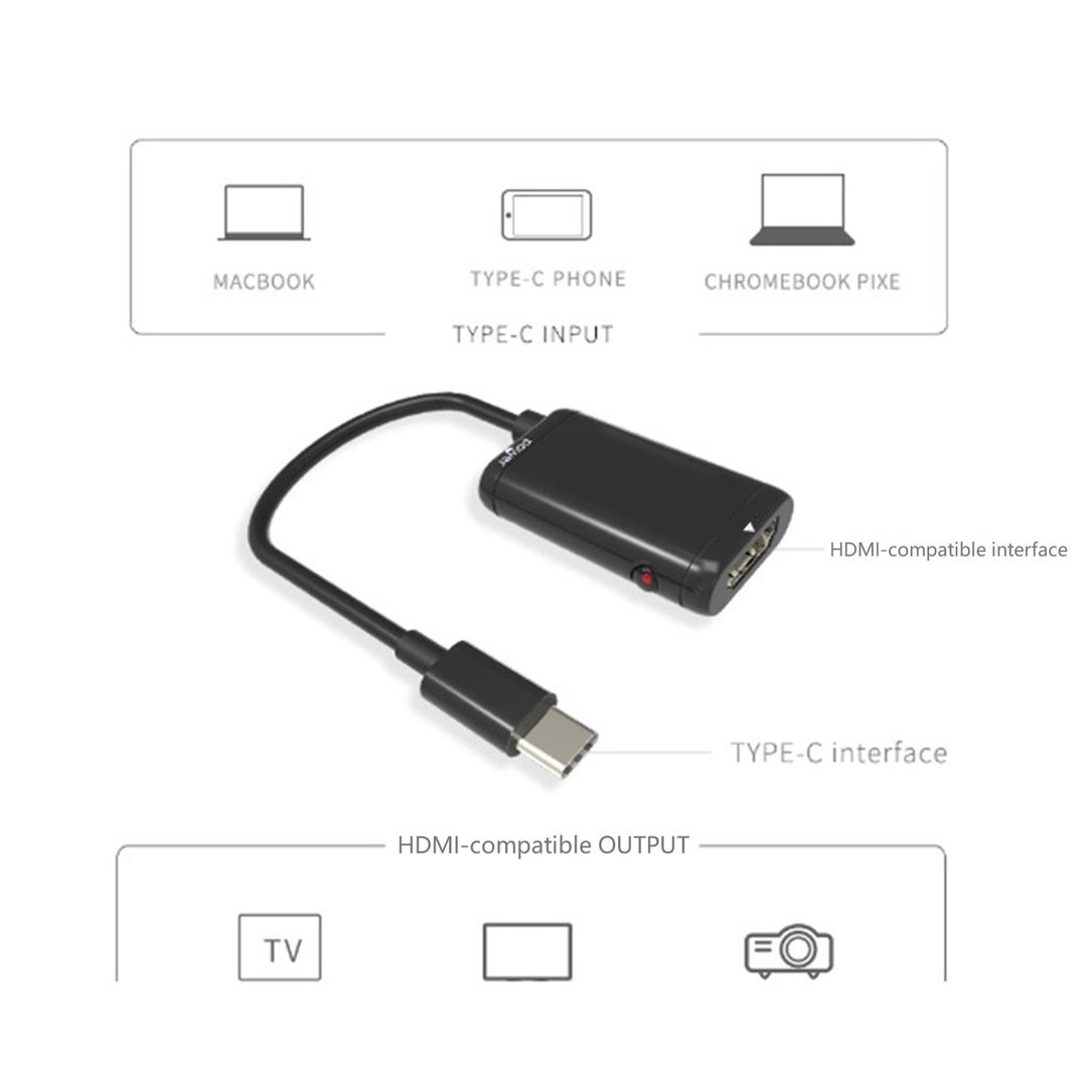 3 22 อะแดปเตอร Usb C Type C To Hdmi Compatible Usb 3 1 Tv ส าหร บ Mhl Android Cable ราคาท ด ท ส ด