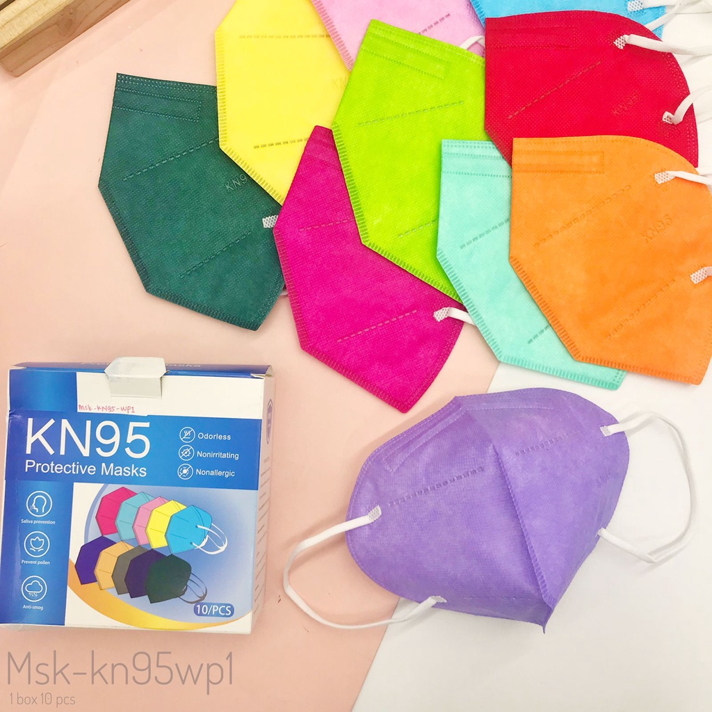 Kn95 Mask N95 Mask KN 95 Mask N 95 (10 ชิ้น)