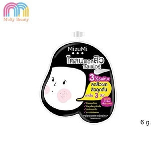 MizuMi Sulfur Acne Clay 6g.โคลนพอกสิว