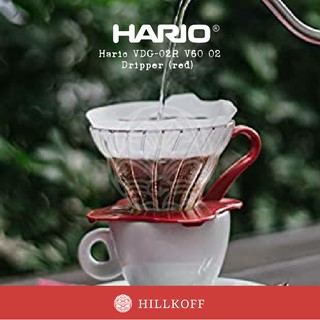 Hillkoff : HARIO:VDG-02R V60 02 Glass Coffee Dripper