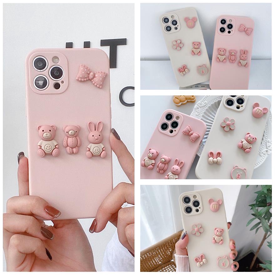 HUAWEI 3D bear phone case P30 P30pro P30lite Nova4E Mate9 Mate9pro Nova2i Mate20X P10 P10lite P10you