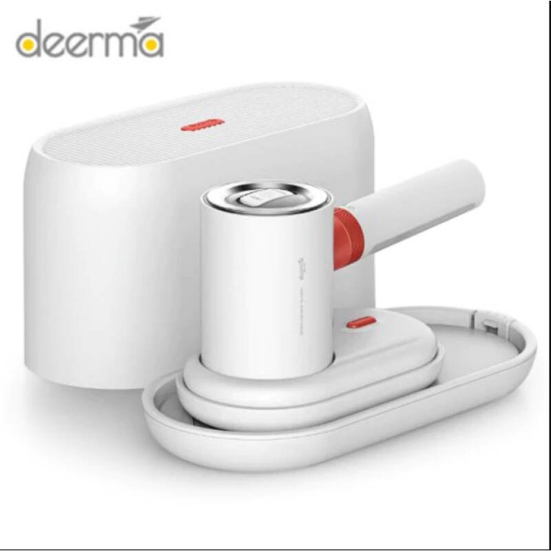 Deerma HS200 เครื่องนึ่งรีดผ้าแบบมือถือ 2-in-1 สีขาว ถังน้ำ 110 มล. 1000 วัตต์