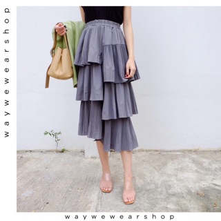 Grey pleat skirt....