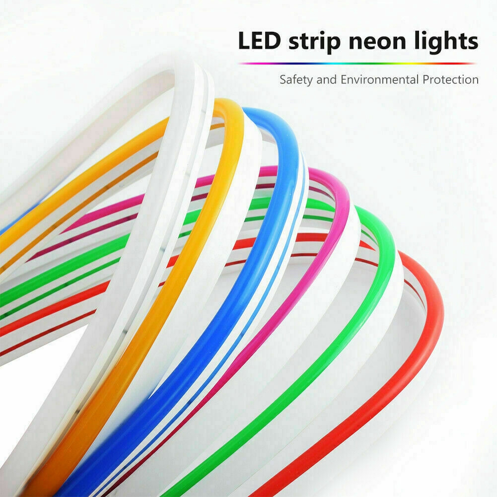 5M 10M LED Strip 12V Neon Flex Rope Light Waterproof Flexible Outdoor Lighting 0btT