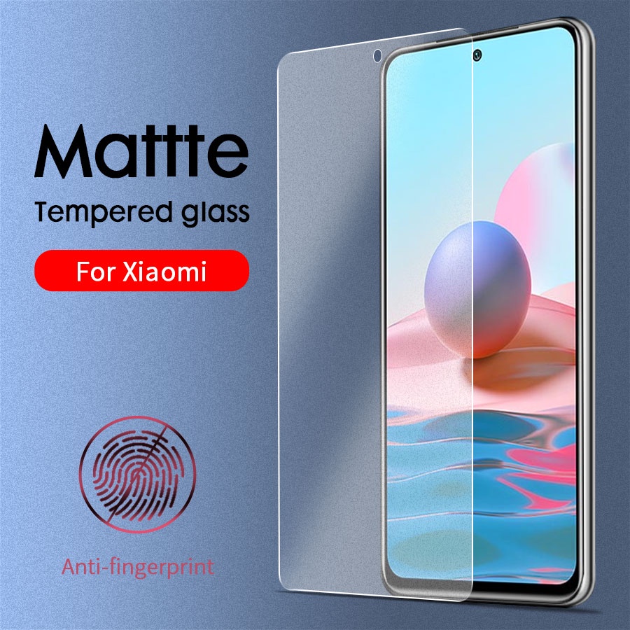 ฟิล์มกระจก ด้าน AG สำหรับ Xiaomi Redmi Note 13 13T 13C 12 12s 12T 12C 11 10T Lite 11T 9T 11 11S 10 10s 9 9s 8 7 10C 10A 9A 9C 8A 7A Poco X3 F4 GT NFC X4 F3 F2 M4 M3 X5 F5 M6 Pro Plus