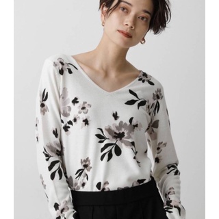 Azul เสื้อแขนยาวคอวี ผ้าไม่หนา อก 32"-38"