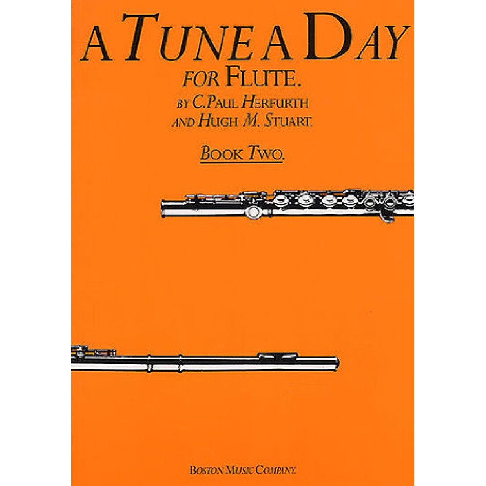 (ใหม่) Flute BOOK- A TUNE A DAY - BOOK 2 เพลง