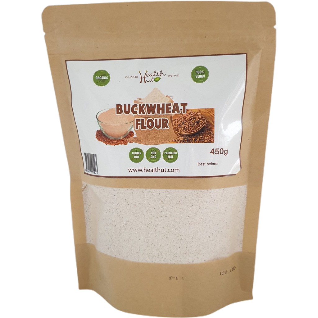 แป้งบัควีท Buckwheat Flour 450g ปราศจากกลูเต็น