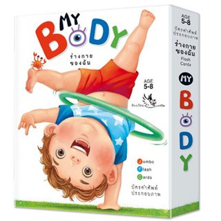 บัตรภาพ บัตรคำศัพท์ประกอบภาพ My Body ร่างกายของฉัน