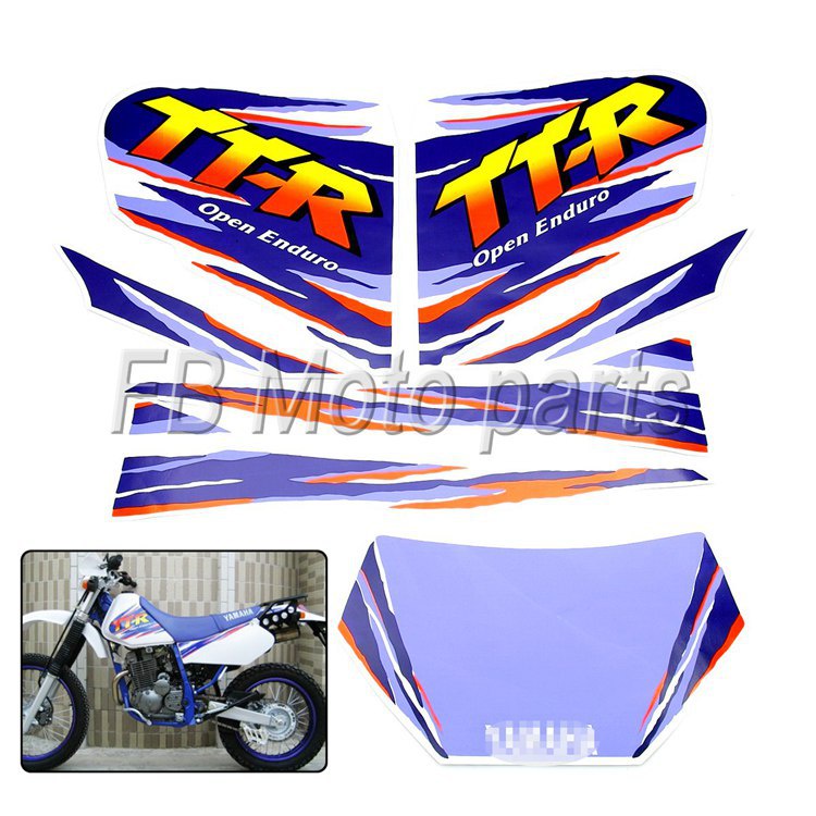 ★ส่งต่อ★เหมาะสําหรับ Yamaha TTR250 Decals ttr250 สติ๊กเกอร์ T ขนาดเล็ก Full Car Decals รถออฟโรด TTR/