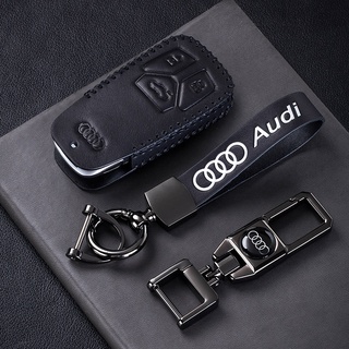AUDI Leather Key Case for Audi Key Case A4l A6l A3 Q5l A7 Q3 Q5 Q7 High-end Leather Car Key Case