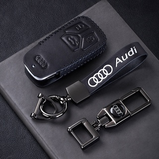 AUDI Leather Key Case for Audi Key Case A4l A6l A3 Q5l A7 Q3 Q5 Q7 High-end Leather Car Key Case