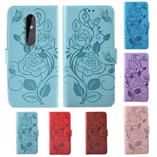 3D flower Wallet Case For Wiko Sunny 5 View 4 Lite Y61 Y70 T3 T10 T50 flip PU Leather phone cover with stand function