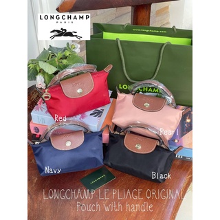 LONGCHAMP LE PLIAGE ORIGINAL Pouch with handle Code:B2D120165  แบรนด์แท้ 100% งาน Outlet