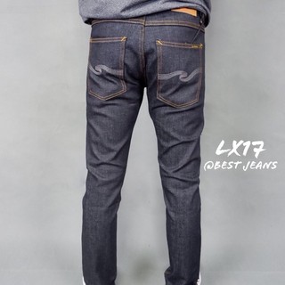 BEST JEANS กางเกงยีนส์ขายาวกึ่งเดฟ ปักกระเป๋า รุ่น LX17