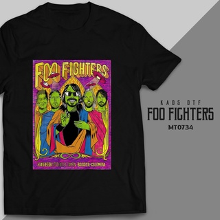 เสื้อยืด พิมพ์ลาย JUMBO Oversize ROCK METAL POP FOO FIGHTERS ไซซ์ใหญ่