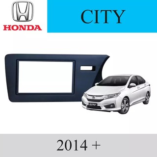 หน้ากากวิทยุ รถยนต์ HONDA รุ่น ALL-NEW CITY ปี 2014 UP - สีดำ