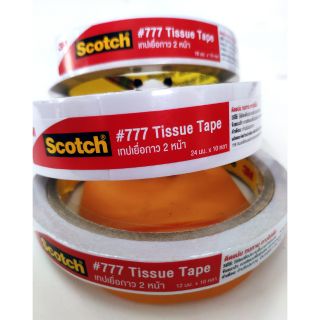 เทปเยื่อกาวสองหน้า#777 3M Tissue Tape