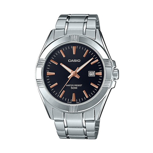 Casio นาฬิกาข้อมือผู้ชาย  สีเงิน สายสแตนเลส รุ่น MTP-1308D,MTP-1308D-1A2,MTP-1308D-2A,MTP-1308D-9A