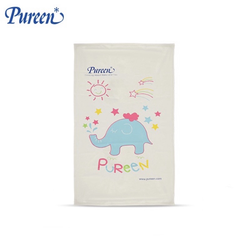 PUREEN  เพียวรีน แผ่นยางปูกันเปื้อน แบบเรียบ ขนาด(S 45x60cm/L 60x90cm)เลือกไซส์