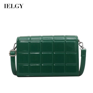 IELGY womens retro fashion plaid messenger bag