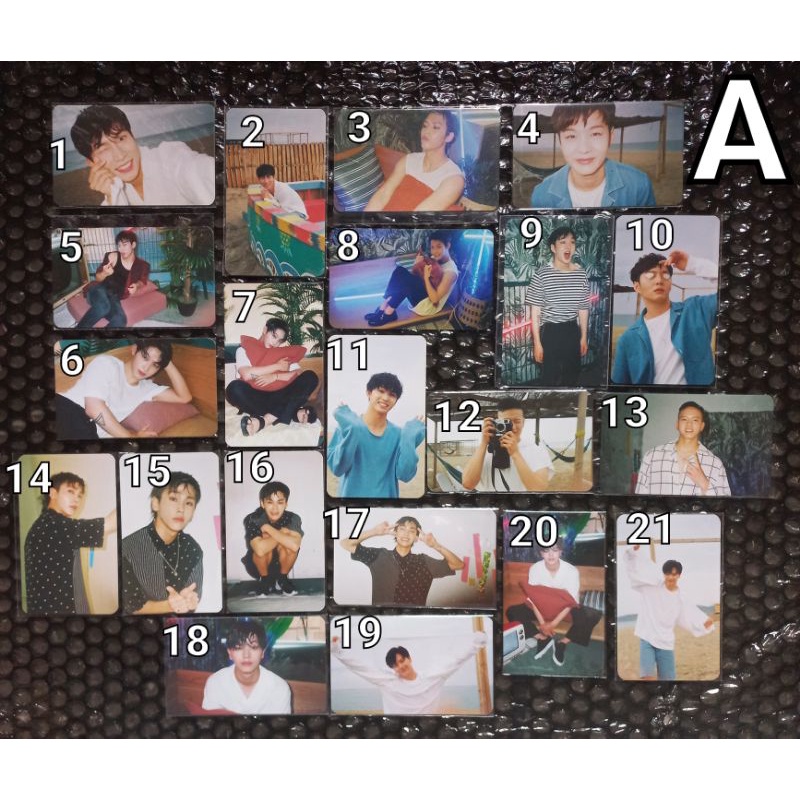 Btob photocard tiu นี่คือเรา eunkwang minhyuk changsub hysik peniel ilhoon sungjae