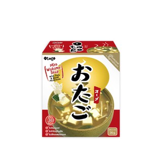 โอทาโกะ ซุปมิโสะ สูตรแคลต่ำ 36 กรัม แบบกล่อง / Otago Instant Miso Wakame Soup 36 g.