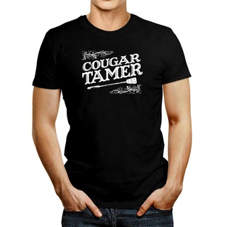 เสื้อยืดผ้าฝ้าย พร้อมส่ง เสื้อยืดลําลอง แขนสั้น พิมพ์ลาย Cougar Tamer หลากสี แฟชั่นฤดูร้อน สําหรับผู้ชาย