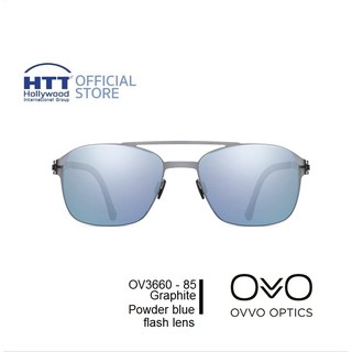 OVVO แว่นตากันแดด OVVO 3660 - 85 กรอบแว่นไทเทเนียม เลนส์ Zeiss เบา ทนทาน ไม่ก่อให้เกิดอาการแพ้ Handmade in EU