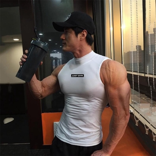 Mens Tank Top Workout Gym Fashion Clothing Bodybuilding Cotton Fitness Singlets Sleeveless Shirts Casual Sports Slim Fit Vest