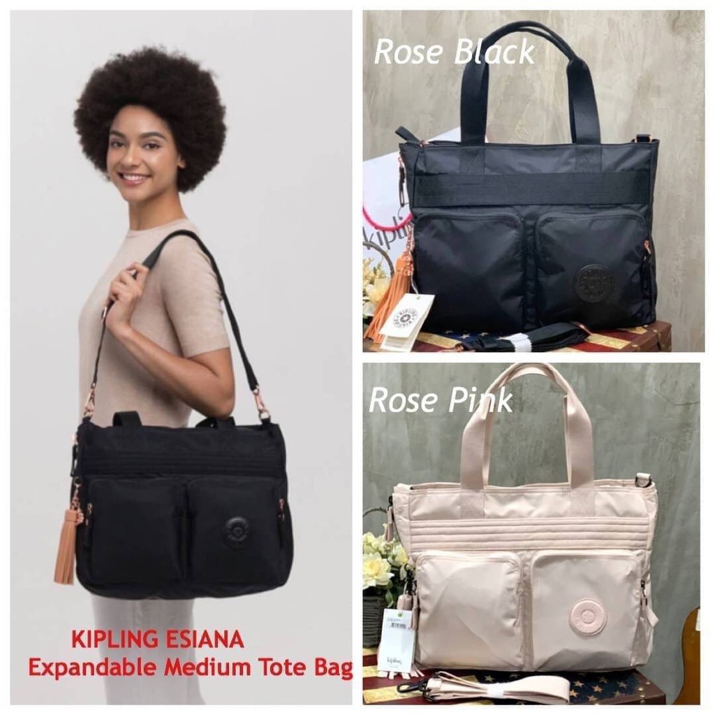 กระเป๋าสะพาย KIPLING ESIANA Expandable Medium Tote Bag (fits laptop)
