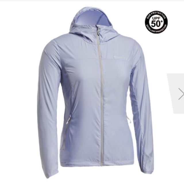 QUECHUA เสื้อแจ็คเก็ตกันแดด กันฝน ผู้หญิงรุ่น HELIUM SUN 500 🇫🇷 แท้💯%