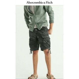 Abercrombie กางเกงคาร์โก้ลายพราง