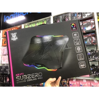 Nubwo NX-F1 SUBZERO Gaming Cooling Pad พัดลมรองโน็ตบุ๊ค รองรับโน๊ตบุ๊ค ตั้งแต่ 9-17 นิ้ว ออกใบกำกับภาษีได้ แท้ 100%