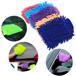 MICROFIBER Cod ถุงมือผ้าขนหนูไมโครไฟเบอร์สําหรับทําความสะอาดรถยนต์