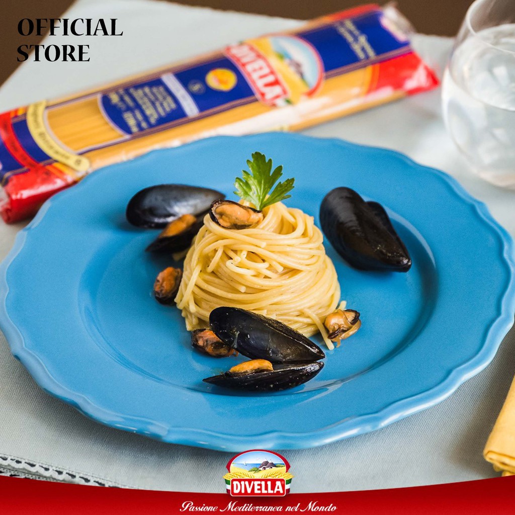 DIVELLA SPAGHETTI RISTORANTE 500 G. ดีเวลล่า เส้นสปาเก็ตตี้ (เบอร์ 8) ขนาด 500 กรัม ราคา ถูกที่สุด ดีลบีเคเค แกลเลอรีภาพที่ 4