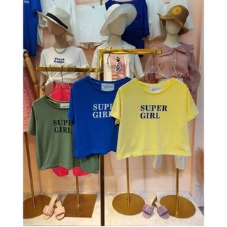 เสื้อยืดครอป Super Girl