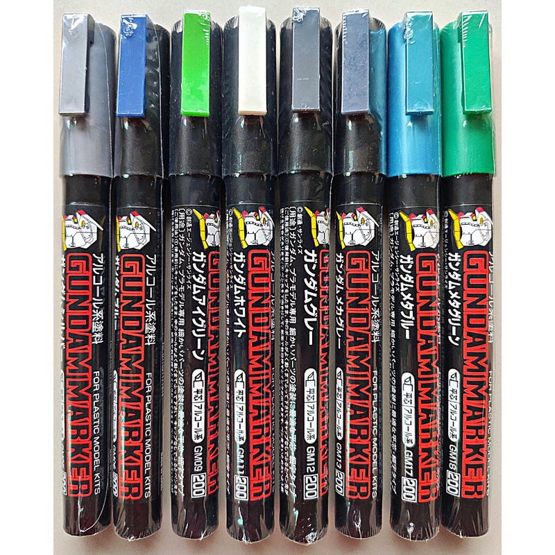 ปากกากันดั้มมาร์คเกอร์ Gundam Marker มีให้เลือกหลายสี ปากกาสำหรับโมเดล (Mr.Hobby)