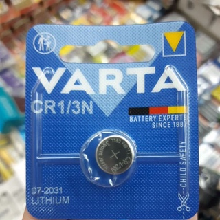 ถ่านกระดุม Varta CR1/3N, DL1/3N, 2L76, K58L, CR11108 Lithium 3V จำนวน 1ก้อน แบรนด์เยอรมัน