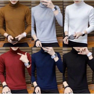 💥พร้อมส่ง💥เสื้อไหมพรมชาย เสื้อกันหนาวชาย 4 สี