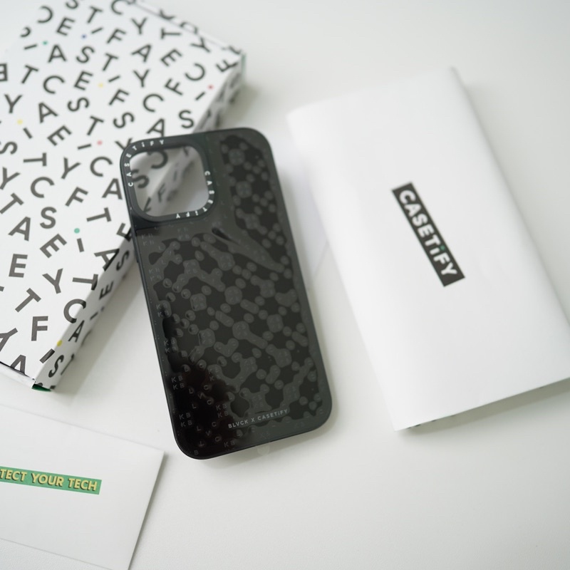 CASETiFY BLVCK Custom Monogram 13PM (พร้อมส่งครับ)